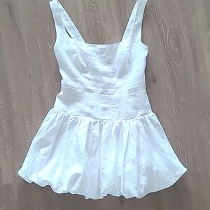 Reformation White Mini Dress